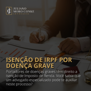 isenção de Imposto de Renda advogado Ponta Grossa